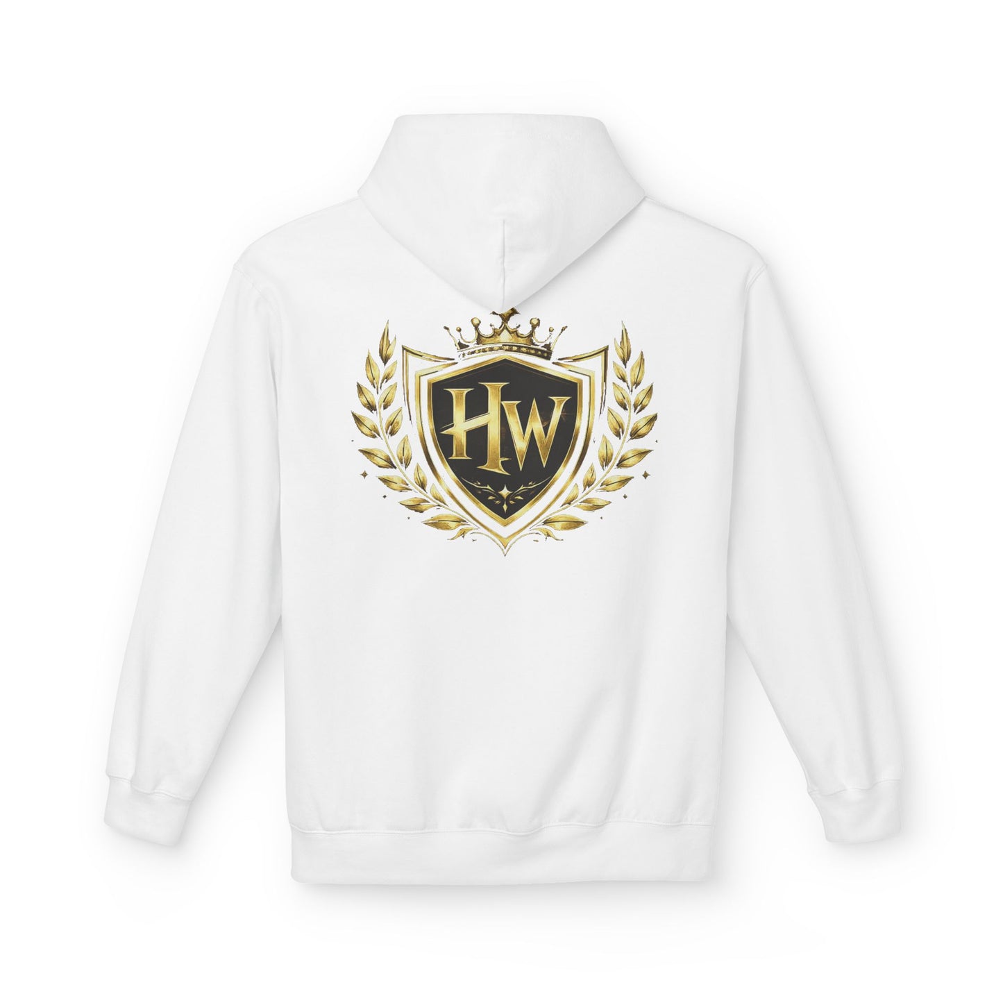 Hoodie — HUSTLEWARE Gold Crest Logo Hooded Sweatshirt