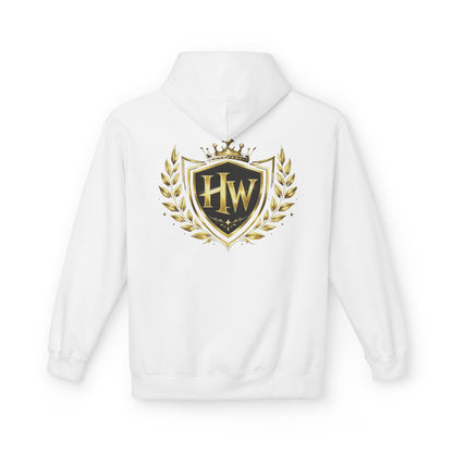 Hoodie — HUSTLEWARE Gold Crest Logo Hooded Sweatshirt