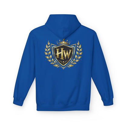 Hoodie — HUSTLEWARE Gold Crest Logo Hooded Sweatshirt