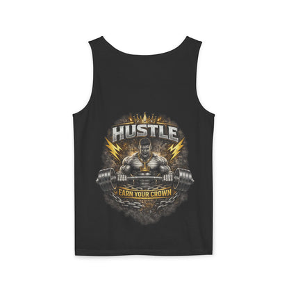 Hustleware Tank Top — 'Earn Your Crown' Gym Graphic Tank