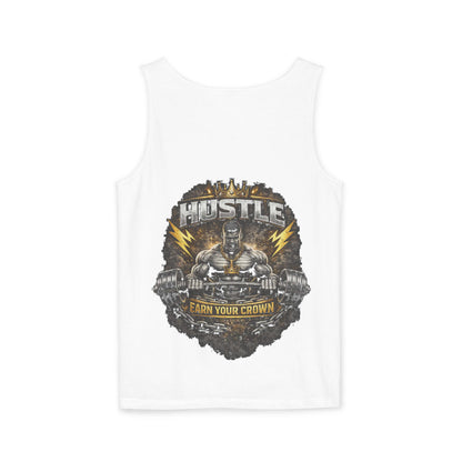 Hustleware Tank Top — 'Earn Your Crown' Gym Graphic Tank