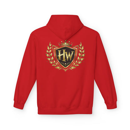 Hoodie — HUSTLEWARE Gold Crest Logo Hooded Sweatshirt